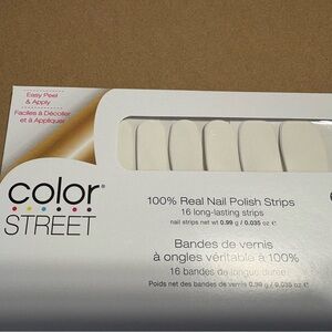Color Street Brilliant White Nail Strips